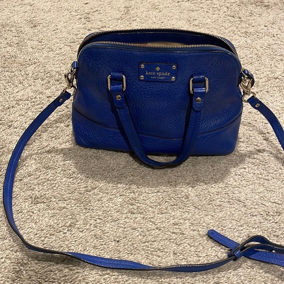 Blue Kate Spade handbag - Picture 1 of 3